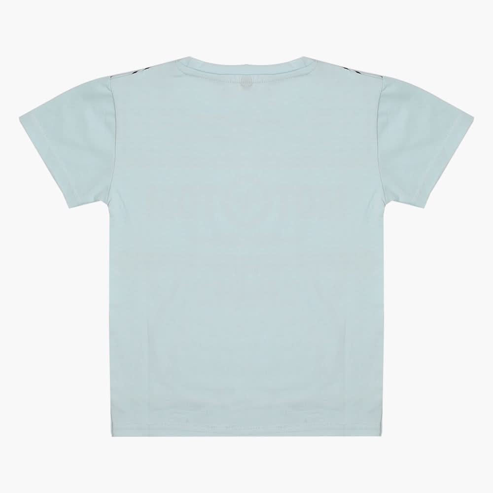 Boys Half Sleeves T-Shirt - Light Blue, Boys T-Shirts, Chase Value, Chase Value