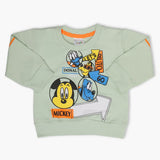 Newborn Boys Full Sleeves T-Shirt - Sea Green, Newborn Boys Winterwear, Chase Value, Chase Value