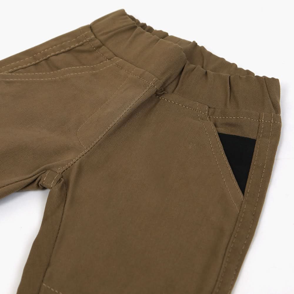Newborn Boys Cotton Pant - Brown, Newborn Boys Shorts & Pants, Chase Value, Chase Value