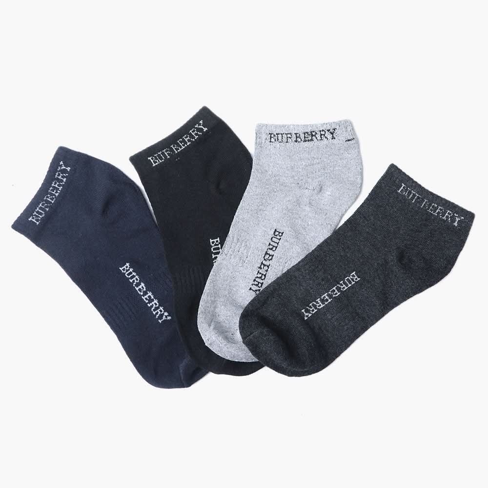 Men's 4Pcs Ankle Socks - Multi Color, Men's Socks, Chase Value, Chase Value