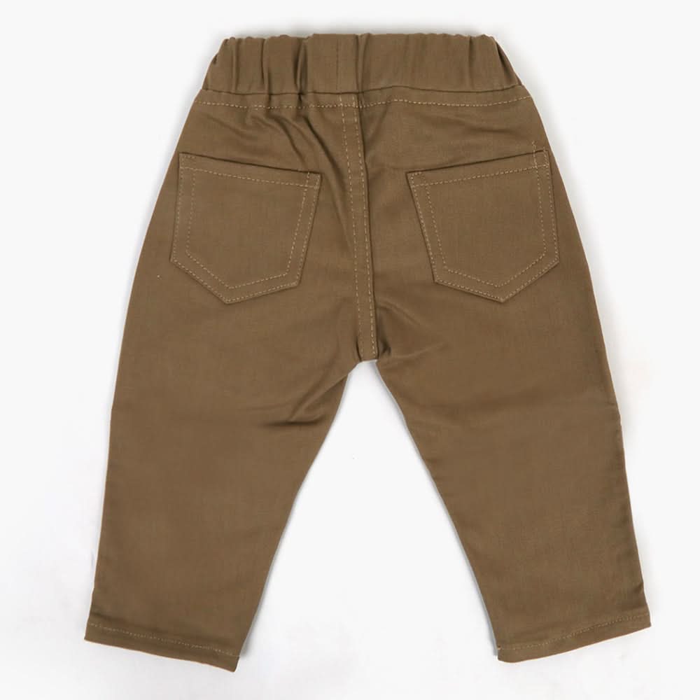 Newborn Boys Cotton Pant - Brown, Newborn Boys Shorts & Pants, Chase Value, Chase Value