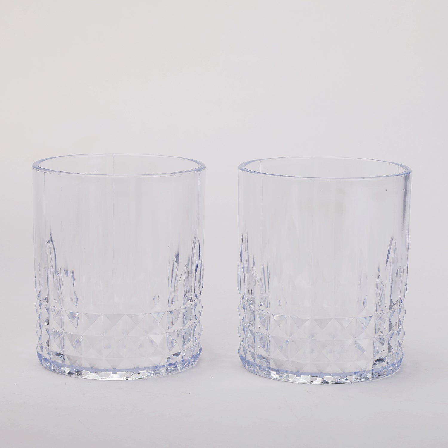 Sprinkle Glass 2 Pcs Set - White, Glassware & Drinkware, Chase Value, Chase Value
