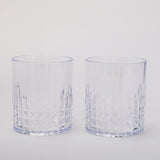 Sprinkle Glass 2 Pcs Set - White, Glassware & Drinkware, Chase Value, Chase Value