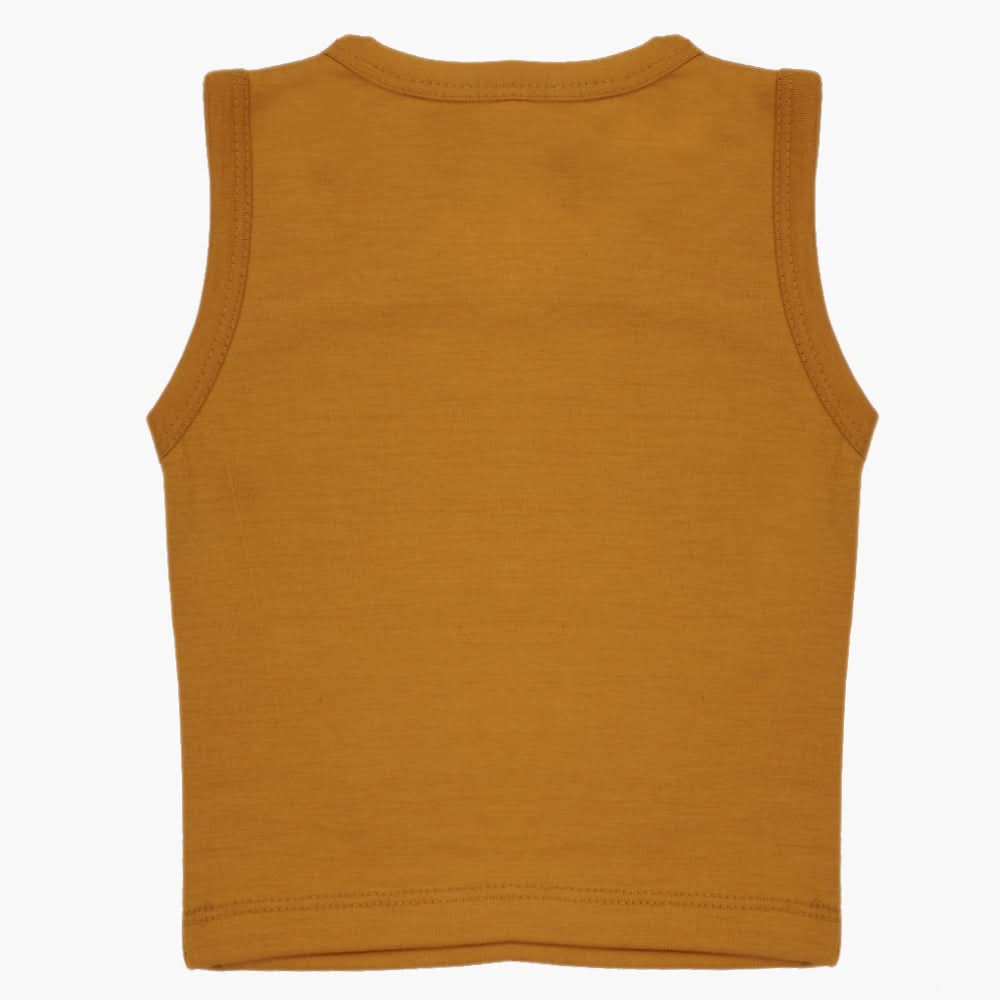 Newborn Boys Half Sleeves T-Shirt - Mustard, Newborn Boys Shirts & T-Shirts, Chase Value, Chase Value