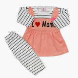 Newborn Girls Full Sleeves Suit - Pink, Newborn Girls Winterwear, Chase Value, Chase Value