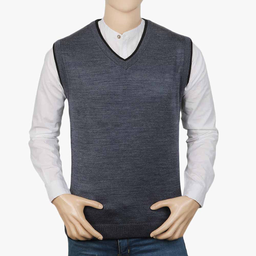 Men's Sleeveless Sweater - Blue, Men's Sweater & Sweat Shirts, Chase Value, Chase Value