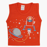 Newborn Boys Half Sleeves T-Shirt - Orange, Newborn Boys Shirts & T-Shirts, Chase Value, Chase Value