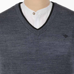 Men's Sleevless Sweater - Blue, Men's Sweater & Sweat Shirts, Chase Value, Chase Value