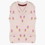 Newborn Girls Sleeveless Sweater - Pink, Newborn Girls Winterwear, Chase Value, Chase Value