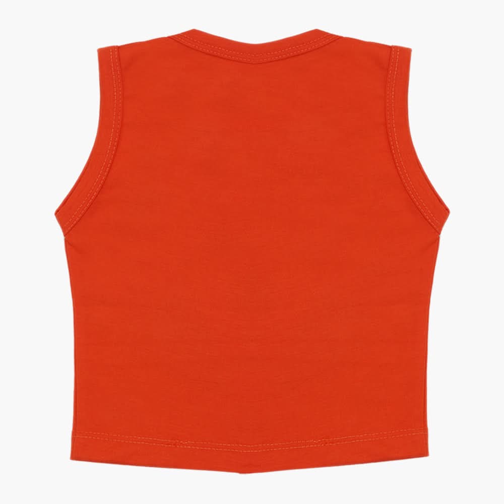 Newborn Boys Half Sleeves T-Shirt - Orange, Newborn Boys Shirts & T-Shirts, Chase Value, Chase Value