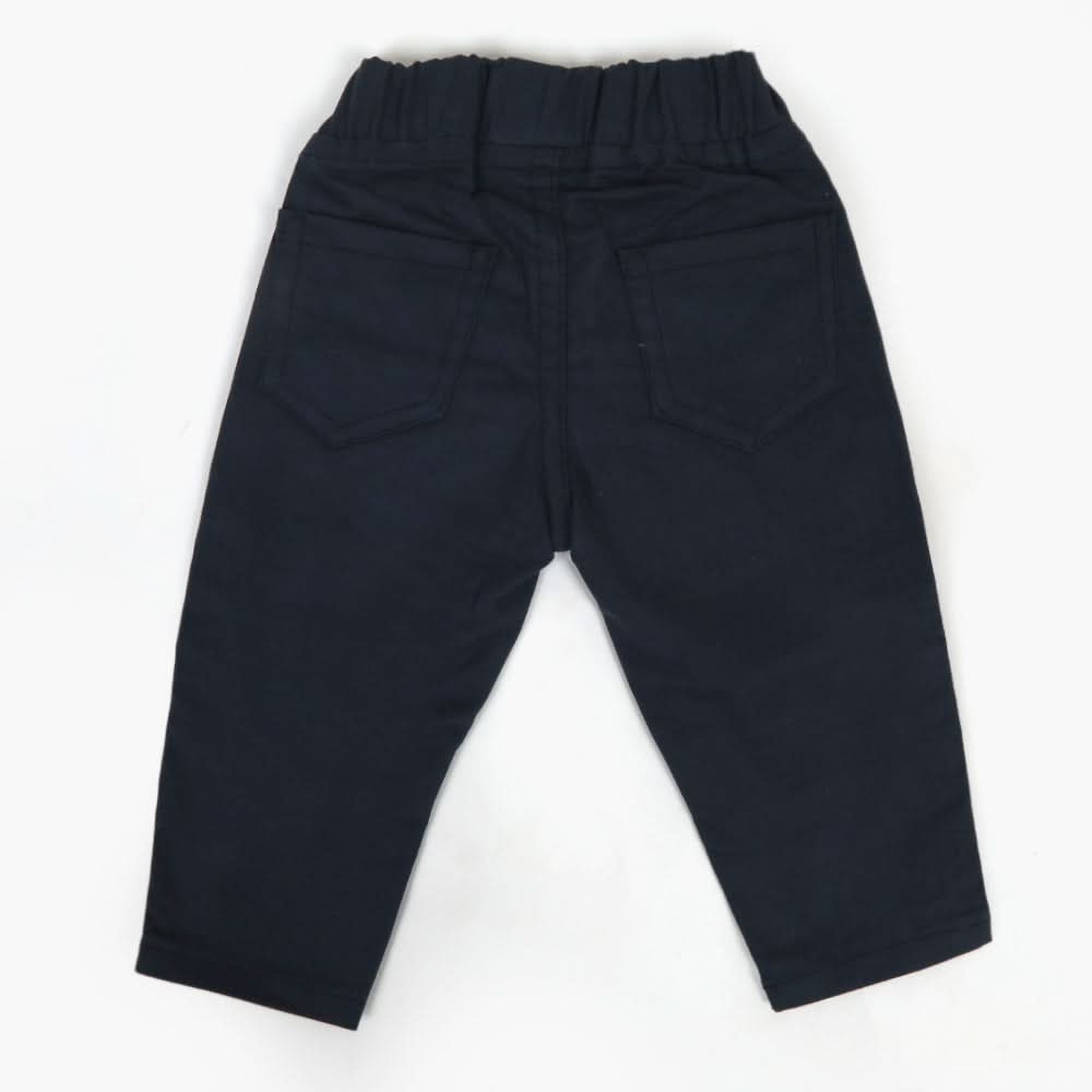 Newborn Boys Cotton Pant - Navy Blue, Newborn Boys Shorts & Pants, Chase Value, Chase Value