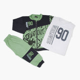 Boys 3Pcs Suit - Dark Green, Boys Sets & Suits, Chase Value, Chase Value