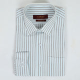 Men's Stamp Formal Shirt Stripe - Grey & Blue, Men's Shirts, Chase Value, Chase Value