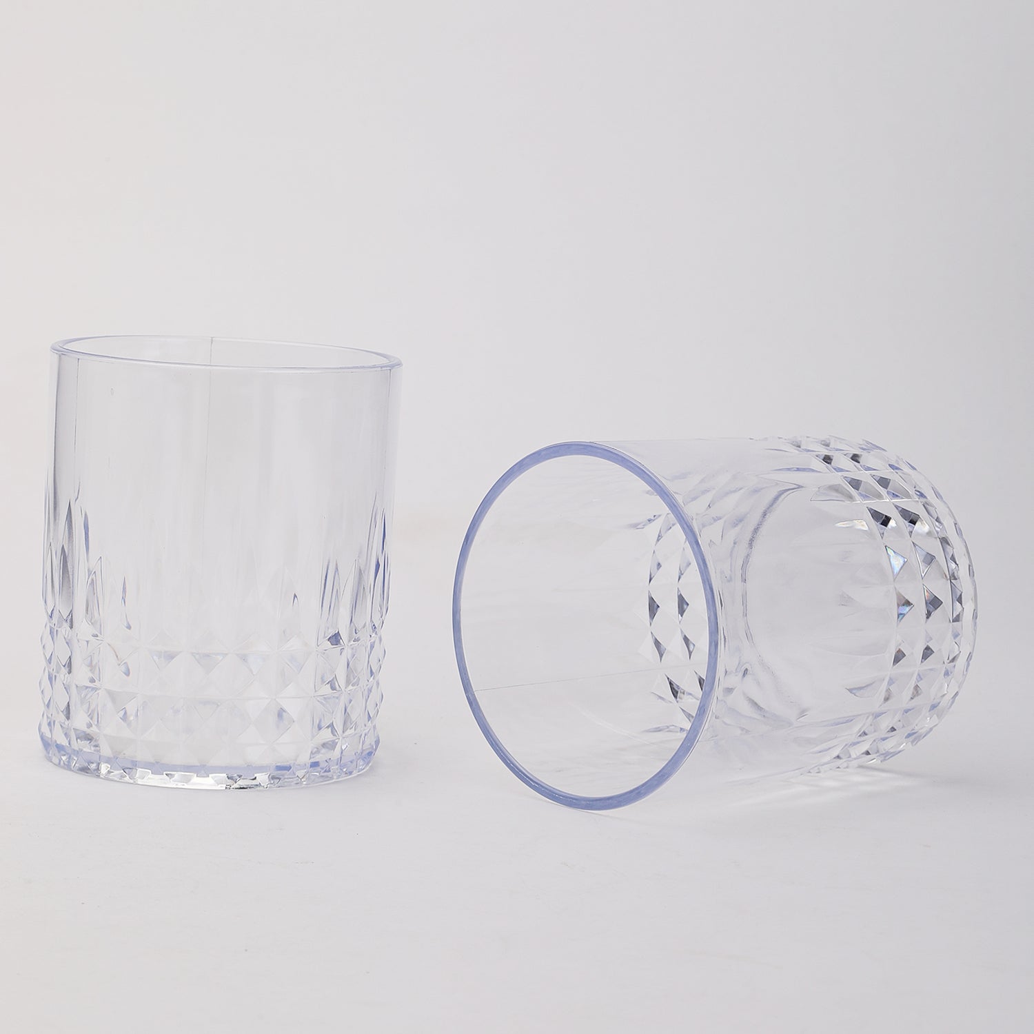 Sprinkle Glass 2 Pcs Set - White, Glassware & Drinkware, Chase Value, Chase Value