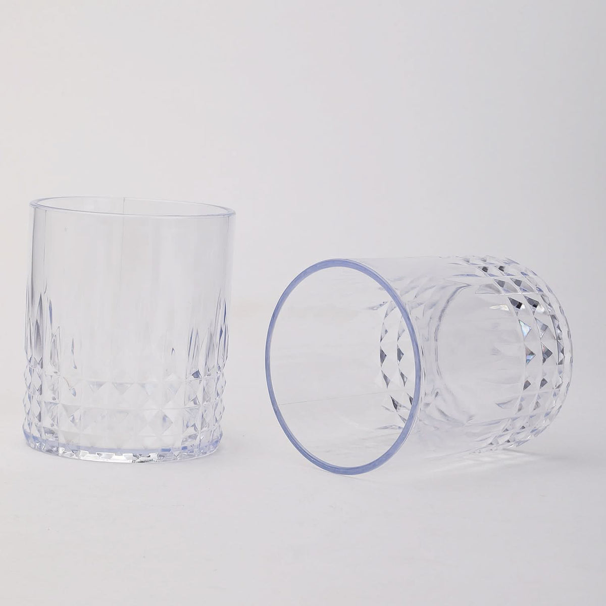 Sprinkle Glass 2 Pcs Set - White, Glassware & Drinkware, Chase Value, Chase Value