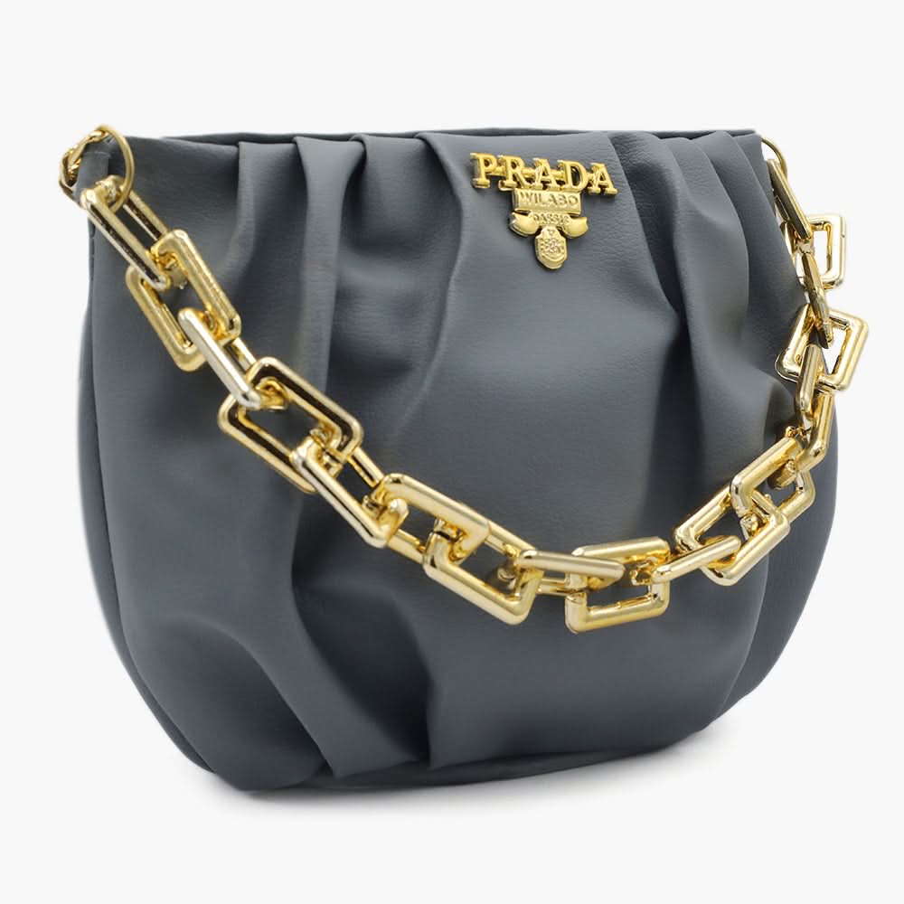 Women's Shoulder Bag - Grey, Women Bags, Chase Value, Chase Value