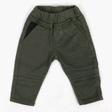 Newborn Boys Cotton Pant - Olive Green, Newborn Boys Shorts & Pants, Chase Value, Chase Value
