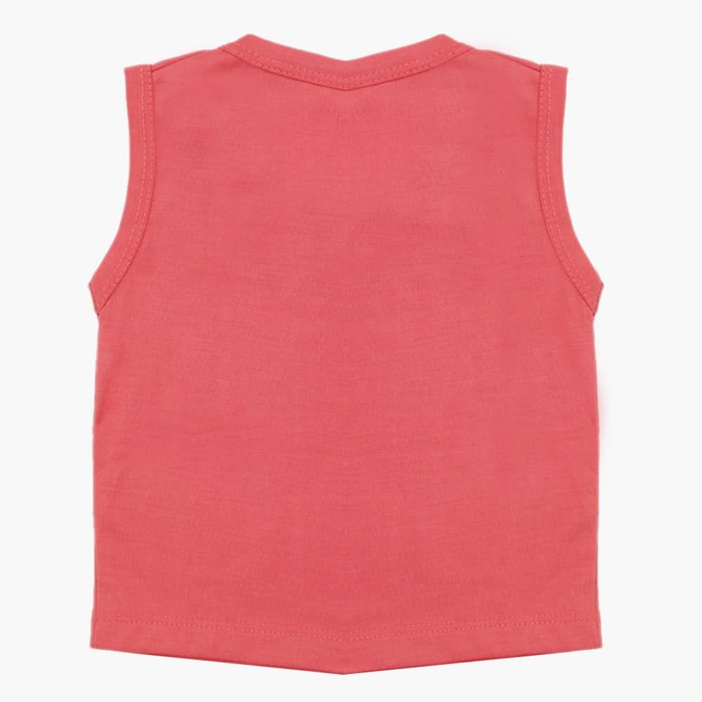 Newborn Boys Half Sleeves T-Shirt - Peach, Newborn Boys Shirts & T-Shirts, Chase Value, Chase Value