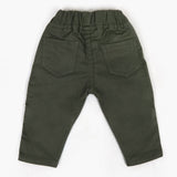 Newborn Boys Cotton Pant - Olive Green, Newborn Boys Shorts & Pants, Chase Value, Chase Value
