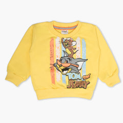 Newborn Boys Full Sleeves T-Shirt - Yellow, Newborn Boys Winterwear, Chase Value, Chase Value