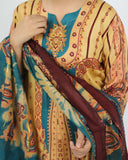 Valuable Women's Printed 3 Pcs Suit