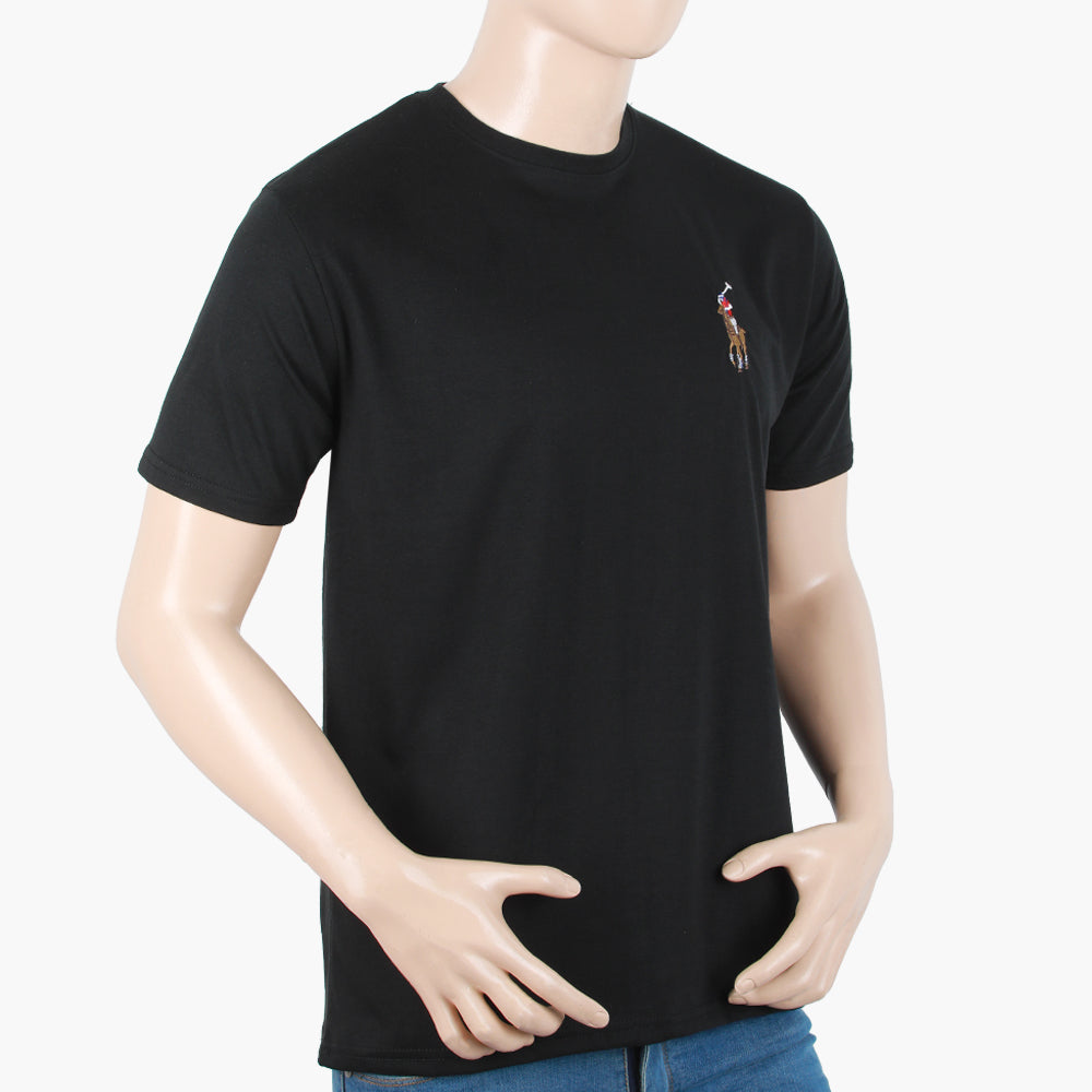 Men's Half Sleeves T-Shirt - Black, Men's T-Shirts & Polos, Chase Value, Chase Value