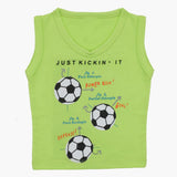 Newborn Boys Half Sleeves T-Shirt - Green, Newborn Boys Shirts & T-Shirts, Chase Value, Chase Value