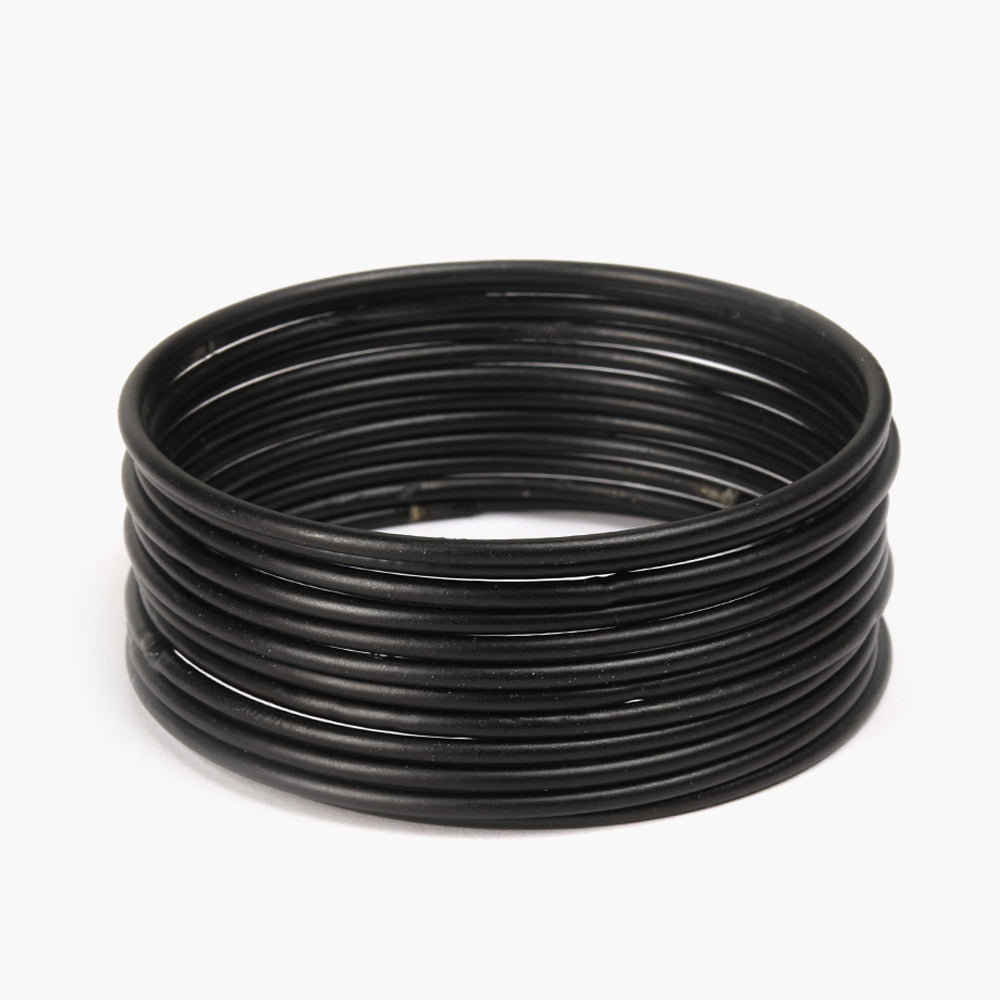 Women's Mate Bangle - Black, Women Bangles & Bracelets, Chase Value, Chase Value