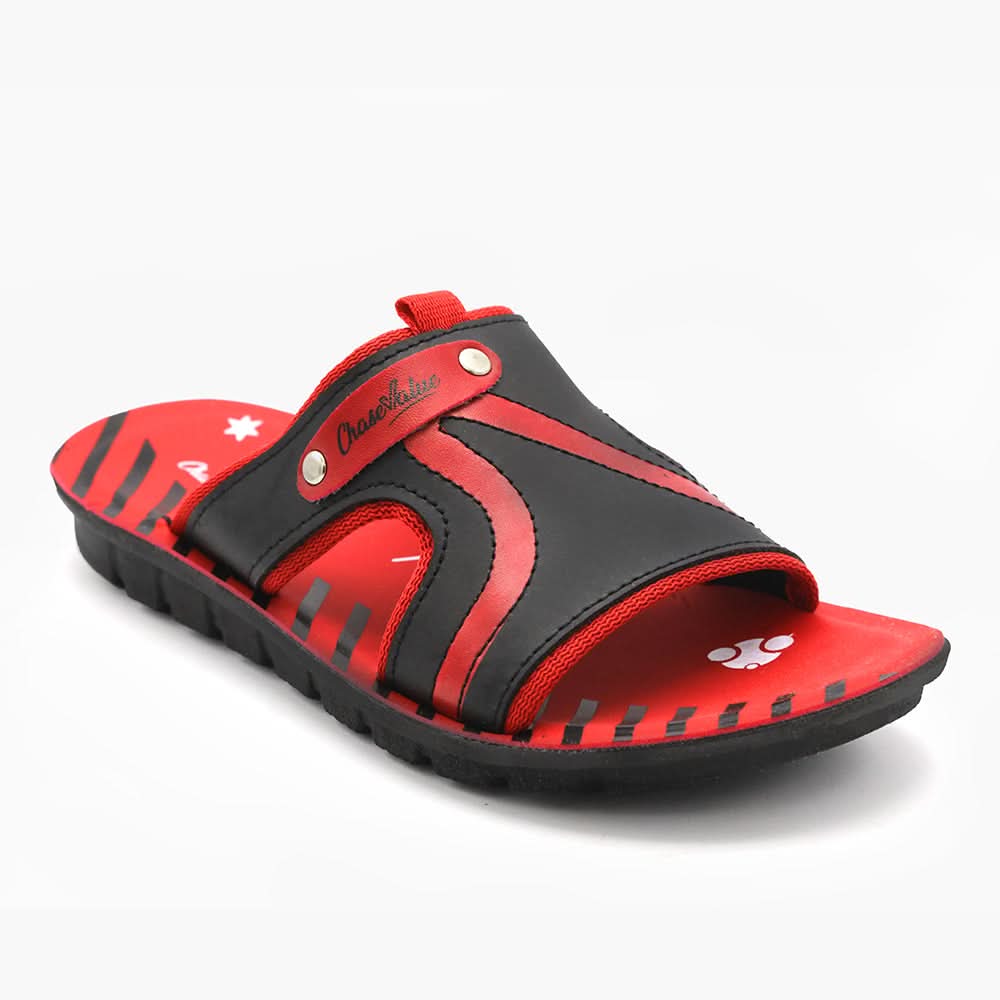 Boys Slipper - Red, Boys Slippers, Chase Value, Chase Value