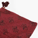 Women's Cotton Gold Print Scarf - Maroon, Women Shawls & Scarves, Chase Value, Chase Value