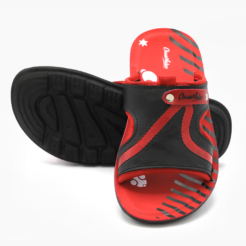 Boys Slipper - Red, Boys Slippers, Chase Value, Chase Value