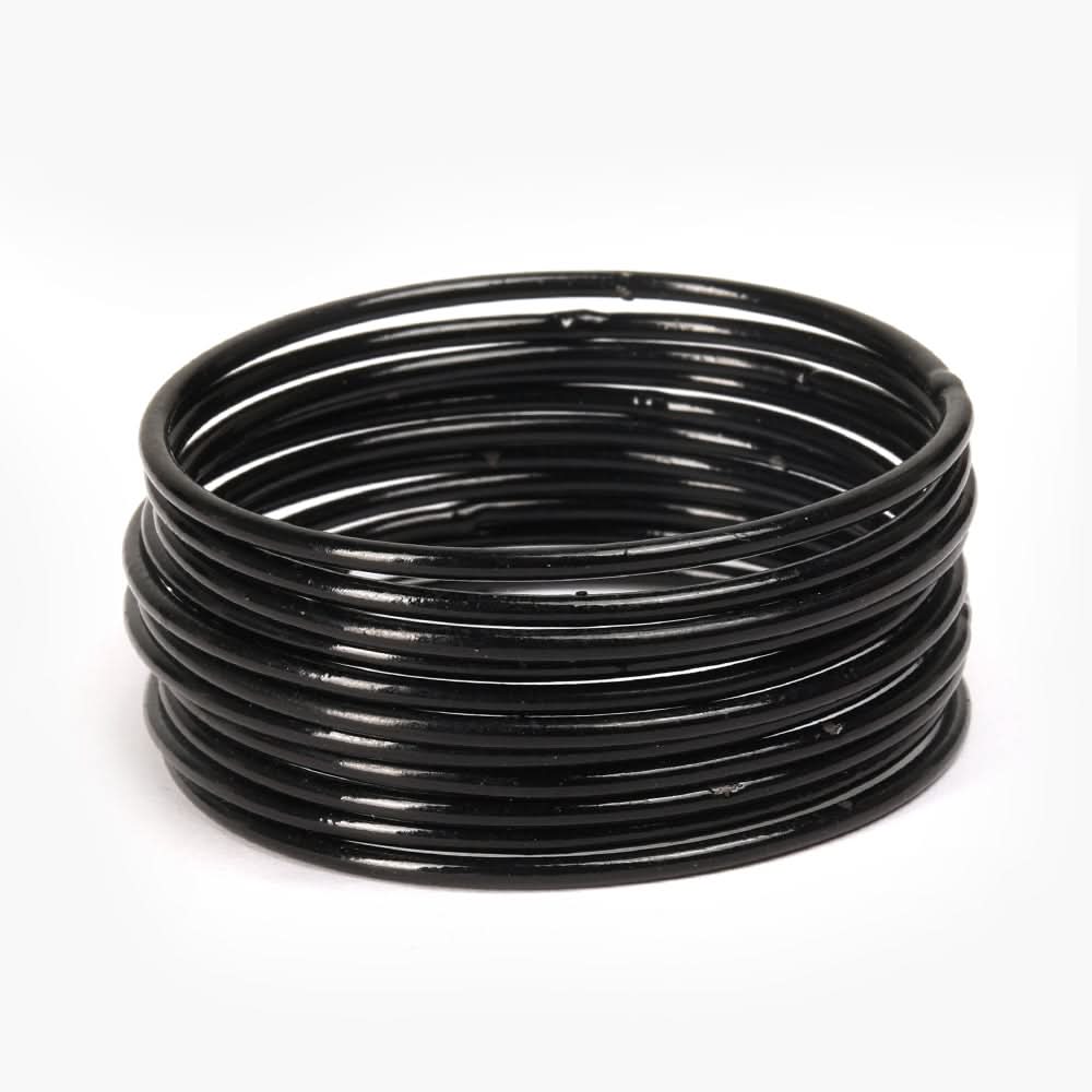 Girls Plain Bangle - Black, Girls Bangles & Bracelet, Chase Value, Chase Value