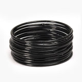 Girls Plain Bangle - Black, Girls Bangles & Bracelet, Chase Value, Chase Value