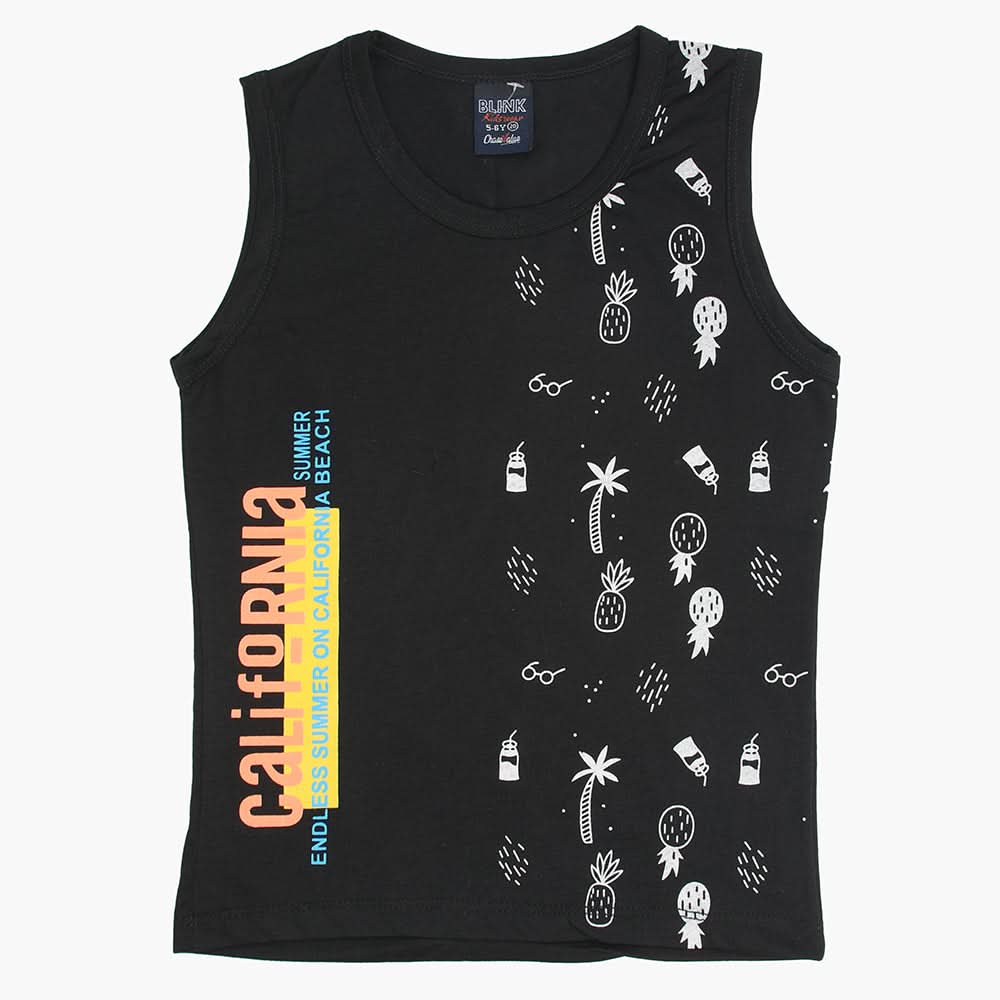 Boys Sando - Black, Boys T-Shirts, Chase Value, Chase Value