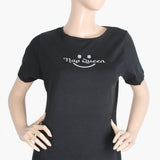 Women's Half Sleeves Knitted Suit - Black, Women Night Suit, Chase Value, Chase Value
