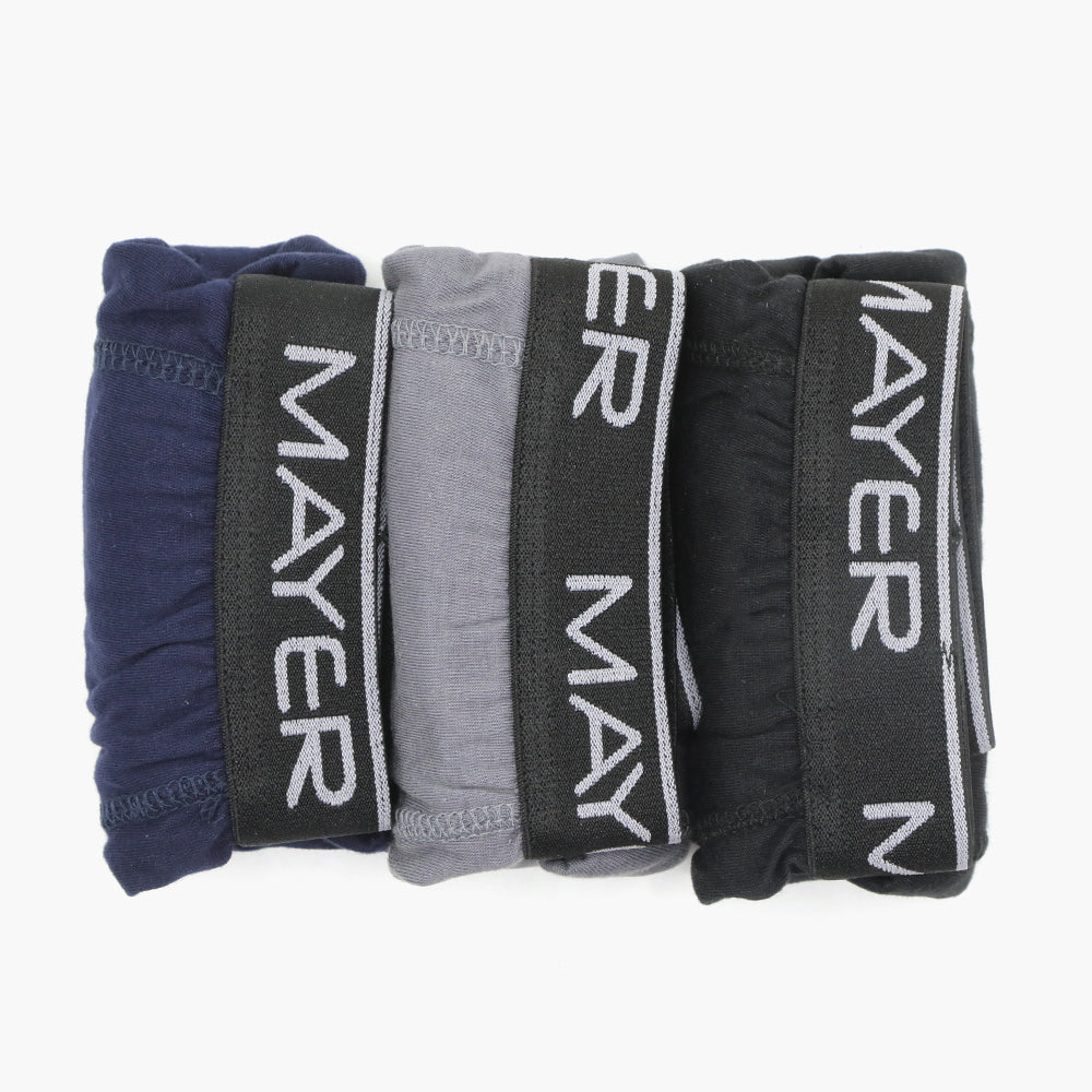 Mayer Boxer Short Comfort Flex Fit, 3 Pack Set, Multi, Men's Underwear, Mayer, Chase Value