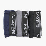 Mayer Boxer Short Comfort Flex Fit, 3 Pack Set, Multi, Men's Underwear, Mayer, Chase Value