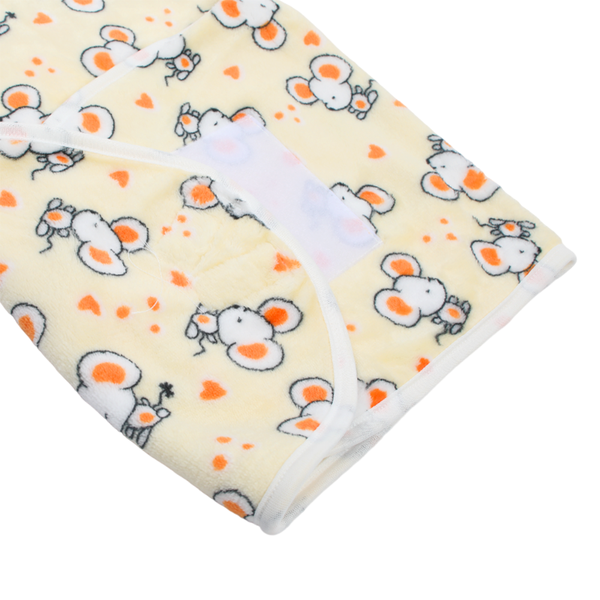 Valuable Fur Swaddle - Yellow