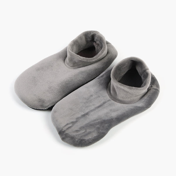 Kids Velvet Sock - Grey