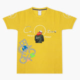 Boys Half Sleeves T-Shirt - Yellow, Boys T-Shirts, Chase Value, Chase Value