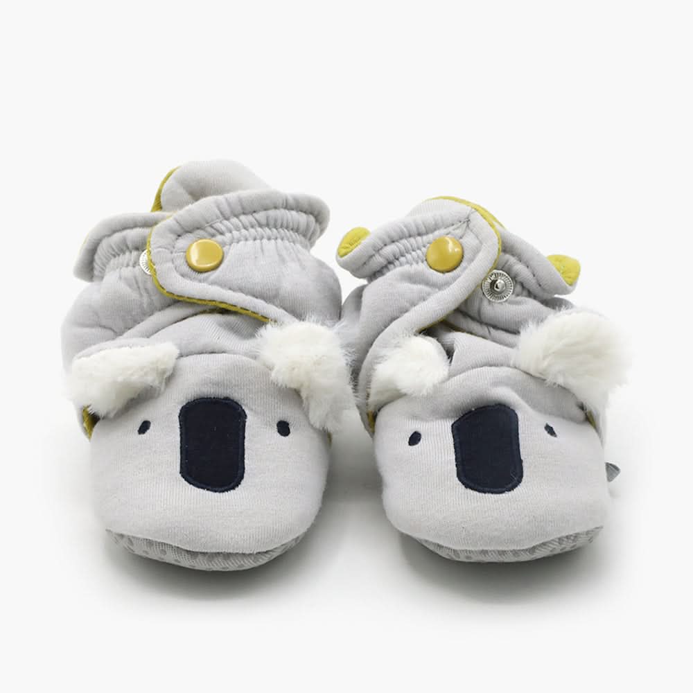 Valuables Infants Fancy Booties - Grey, Newborn Caps, Shoes & Socks, Chase value, Chase Value