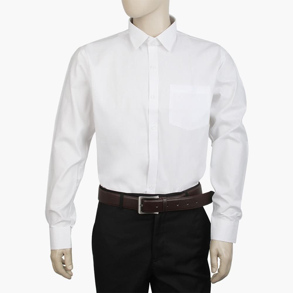Men's Formal Shirt - White, Men's Shirts, Chase Value, Chase Value