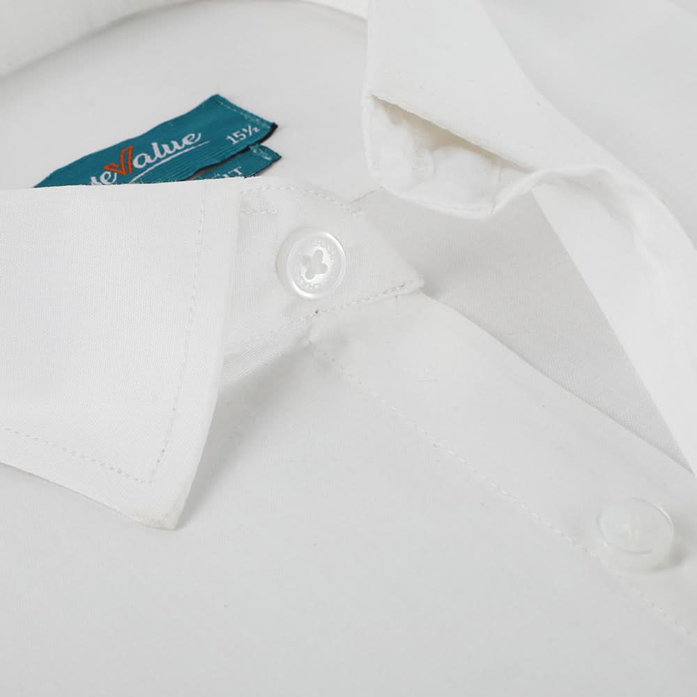 Men's Formal Shirt - White, Men's Shirts, Chase Value, Chase Value