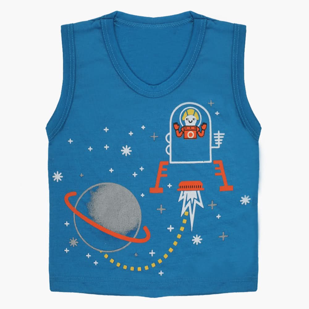 Newborn Boys Half Sleeves T-Shirt - Royal Blue, Newborn Boys Shirts & T-Shirts, Chase Value, Chase Value