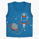 Newborn Boys Half Sleeves T-Shirt - Royal Blue, Newborn Boys Shirts & T-Shirts, Chase Value, Chase Value