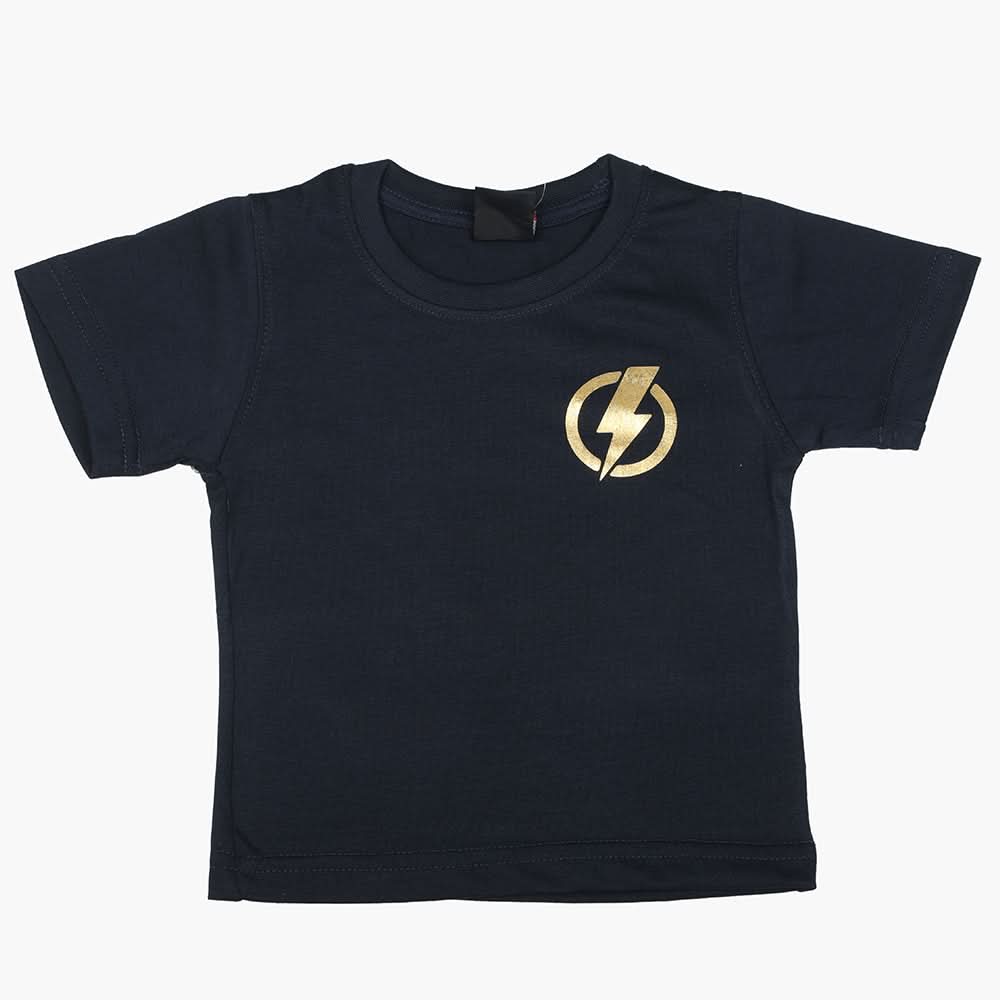Boys Half Sleeves T-Shirt - Navy Blue, Boys T-Shirts, Chase Value, Chase Value