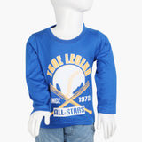 Boys Full Sleeves T-Shirt - Royal Blue, Boys T-Shirts, Chase Value, Chase Value