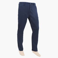 Eminent Men's Cotton Chinos Pant - Navy Blue