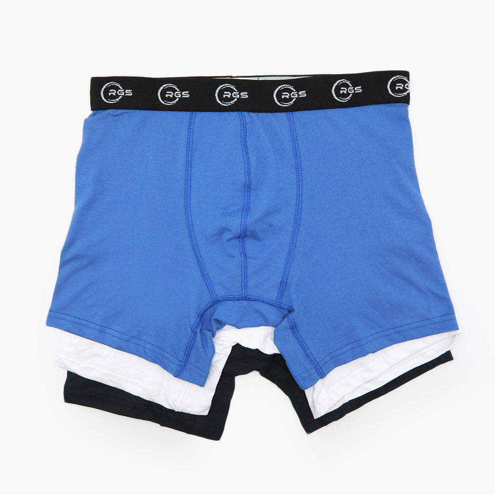 Men's 3 Pack Long Boxer RGS - Multi, Men's Underwear, RGS, Chase Value