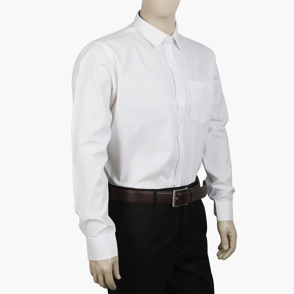 Men's Formal Shirt - White, Men's Shirts, Chase Value, Chase Value